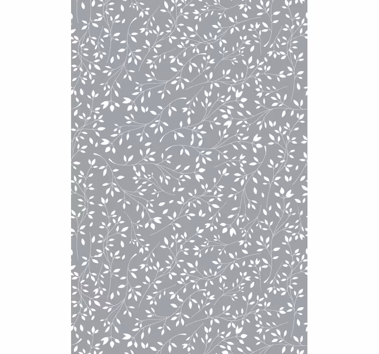 Papier peint arbre motif nature dessin de plantes - TenStickers