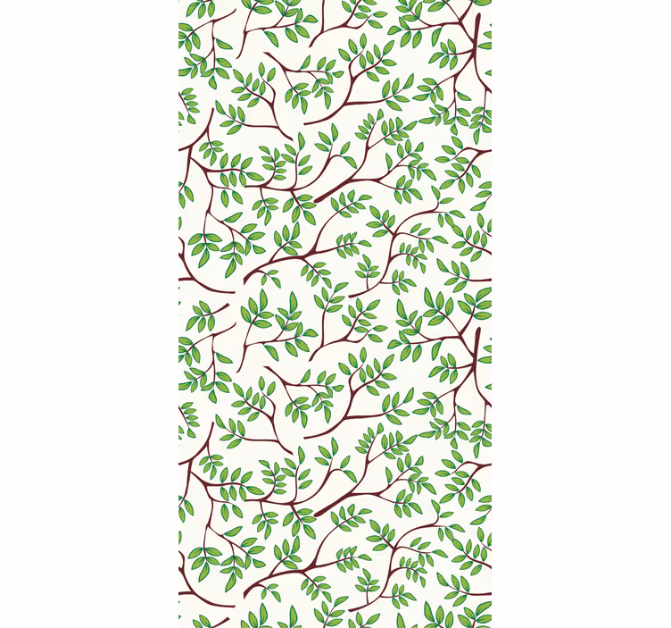 Papier peint arbre motif branches fines - TenStickers