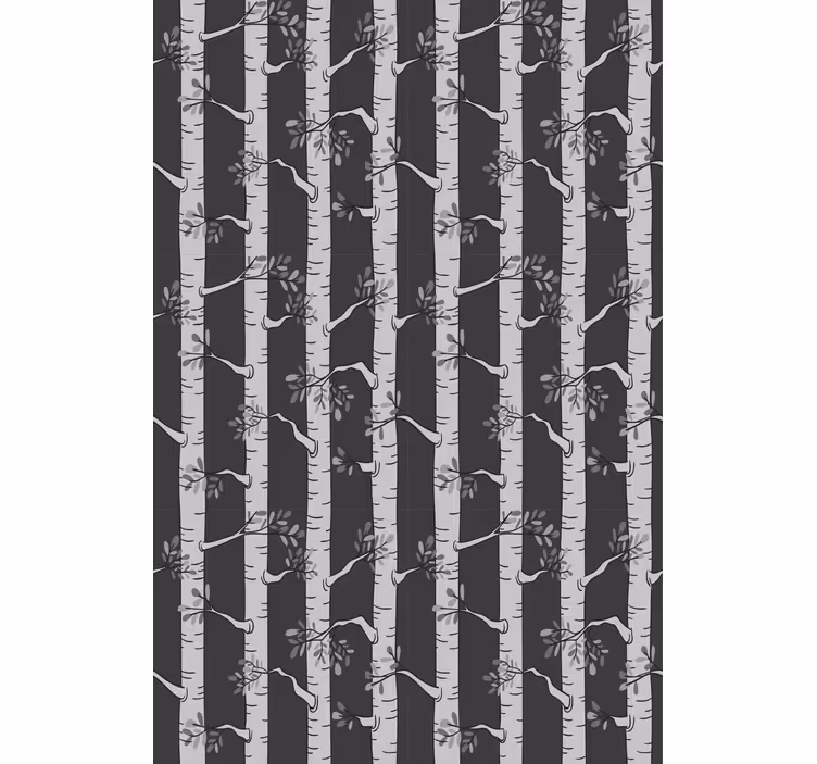 Papier peint arbre arbres lumineux style scandinave - TenStickers