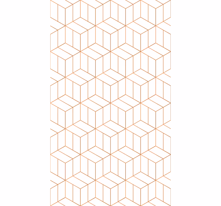 Papier peint moderne octogones différents - TenStickers