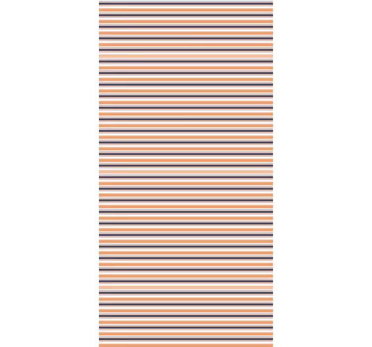 Papier peint moderne motif rayé pastel rétro horizontal - TenStickers