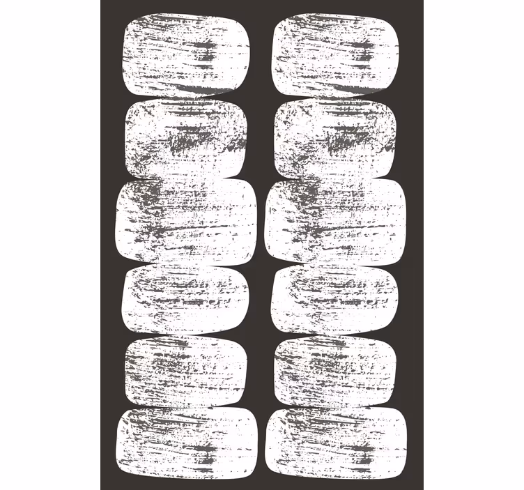 Papier peint moderne formes géométriques rétro - TenStickers