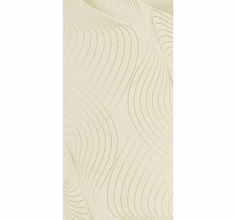 Papier peint moderne curves japandi - TenStickers