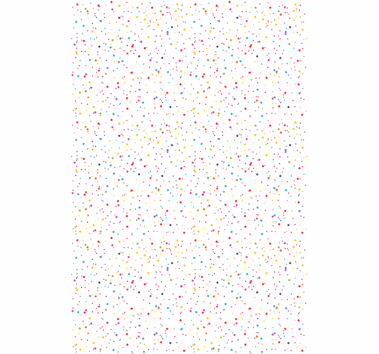 Papier peint moderne motif à pois vibrant - TenStickers