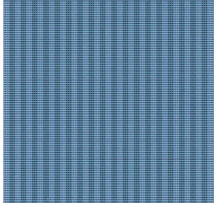 Papier peint salle à manger effet plaid tissé bleu - TenStickers