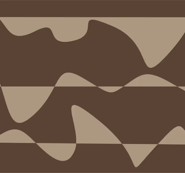 Papier peint cuisine brun abstrait - TenStickers