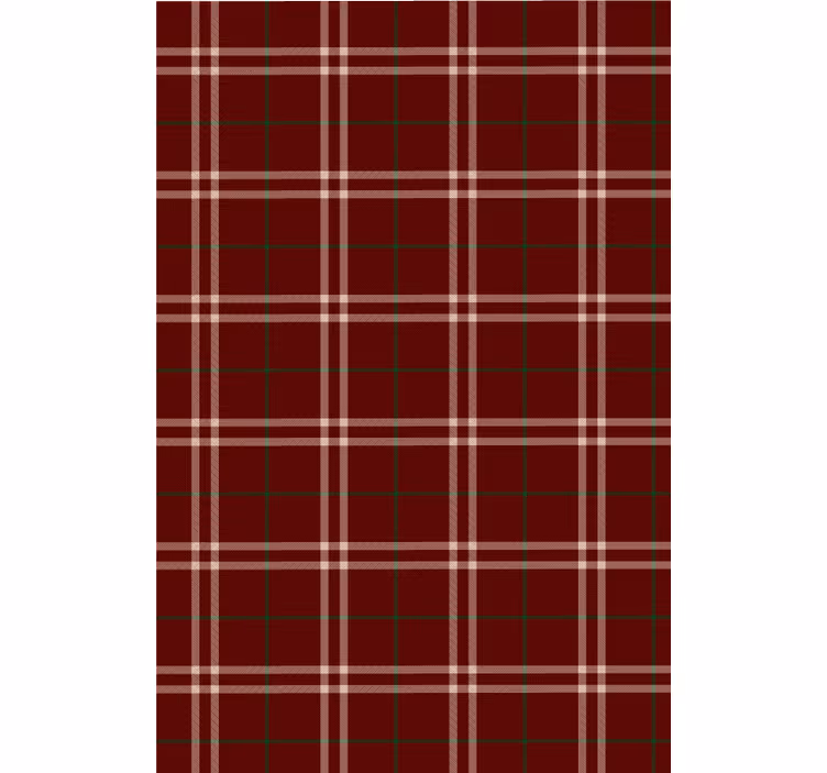 Papier peint salon motif tartan - TenStickers