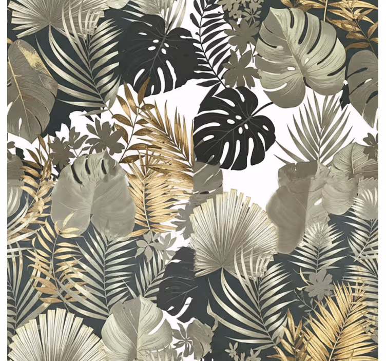 Papier peint chambre adulte motifs botaniques et floraux - TenStickers