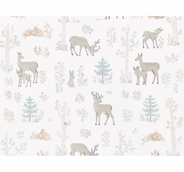 Papier peint chambre adulte floral enfants - TenStickers