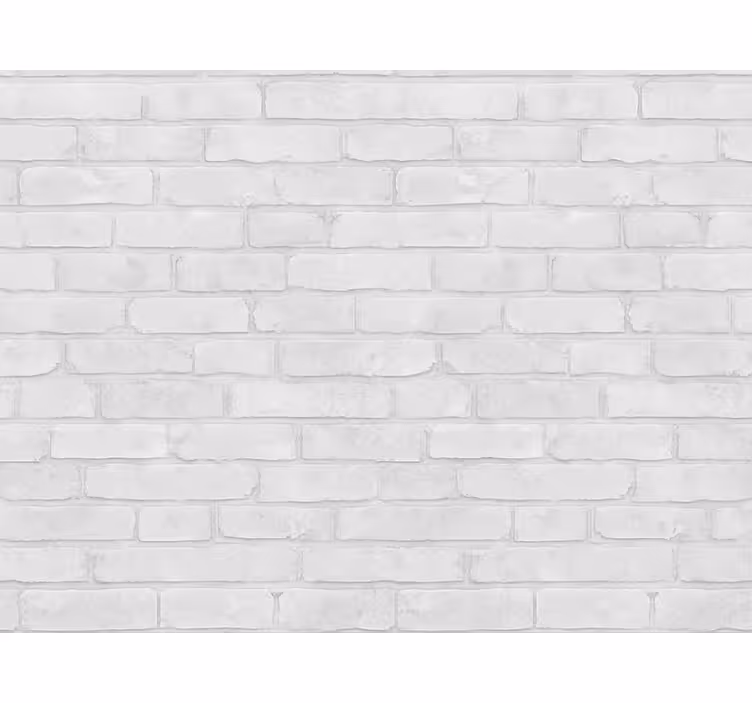 Papier peint brique effet loft blanchi - TenStickers