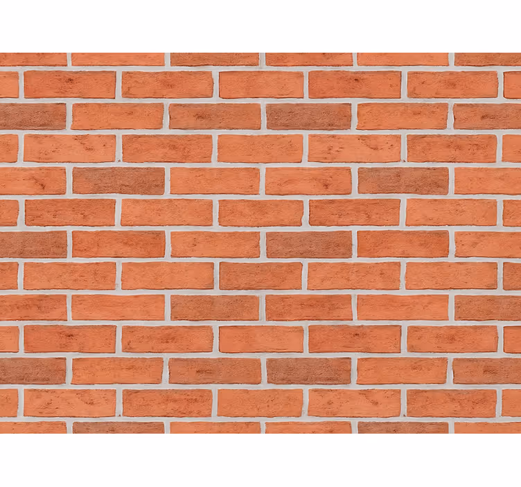 Papier peint brique mur en briques rouges classique - TenStickers