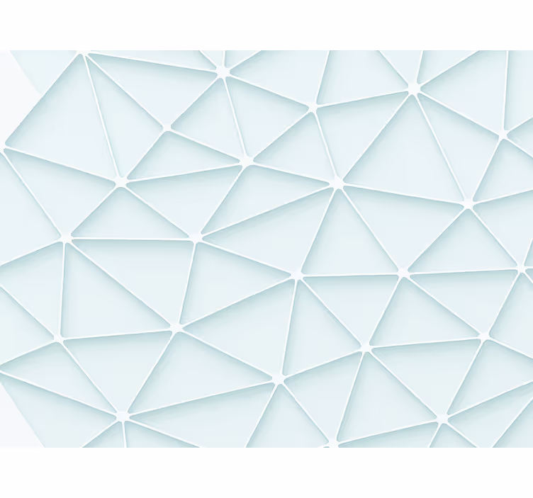 Papier peint salon design triangles abstraits - TenStickers