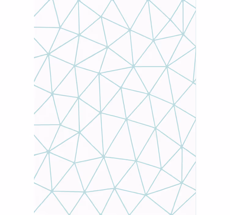 Papier peint salon design triangles abstraits - TenStickers