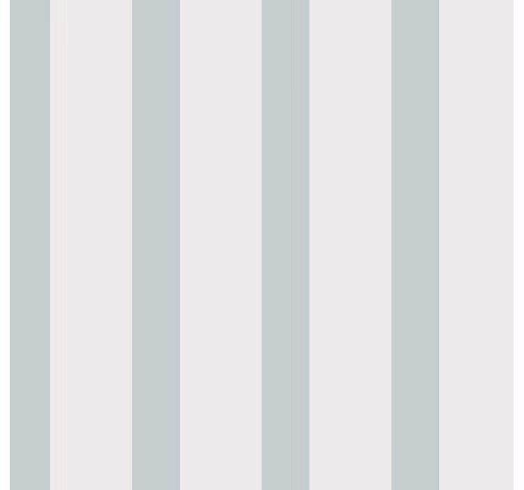 Papier peint chambre enfant rayures bleues larges blanches - TenStickers