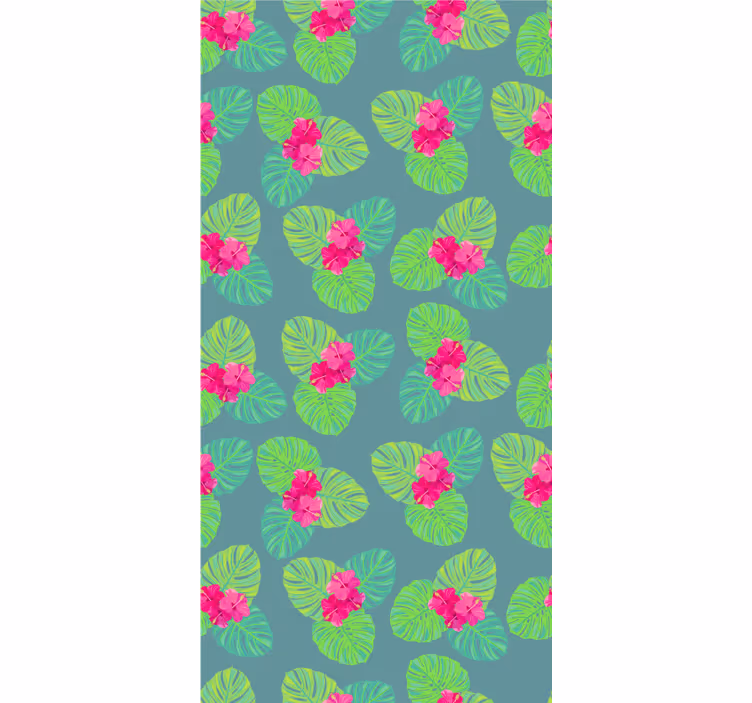 Papier peint fleurs design de fleur de magnolia sur l'eau - TenStickers