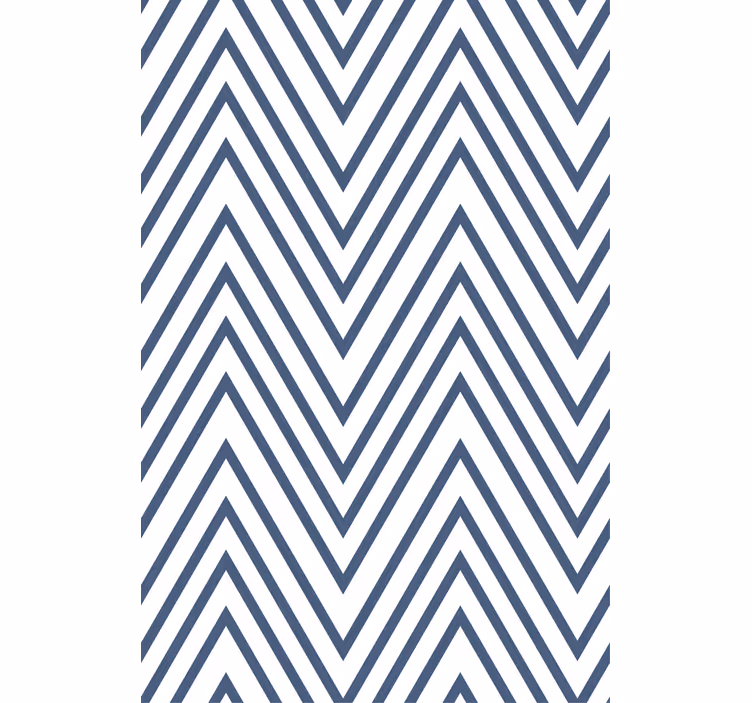 Papier peint chambre adulte motif lignes en zigzag - TenStickers