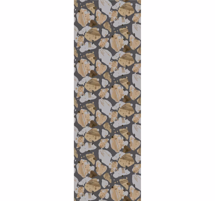 Papier peint chambre motif terrazzo ciment - TenStickers