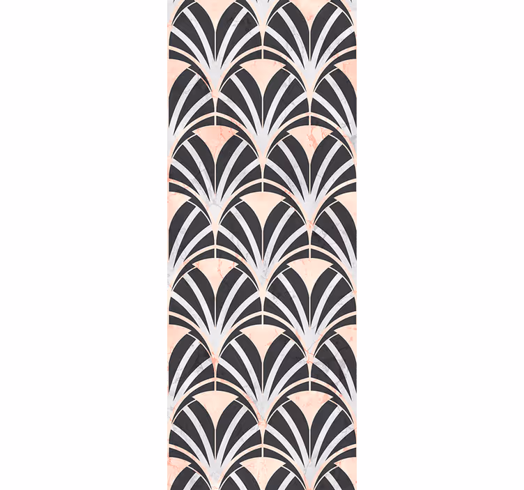 Papier peint chambre effet marbre art déco - TenStickers
