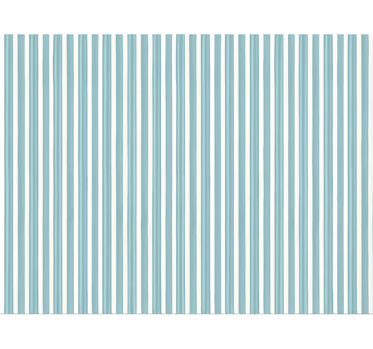 Papier peint ligne verticale rayures teal atténuées - TenStickers