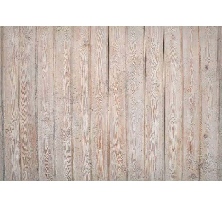 Papier peint rustique lames horizontales marron clair - TenStickers