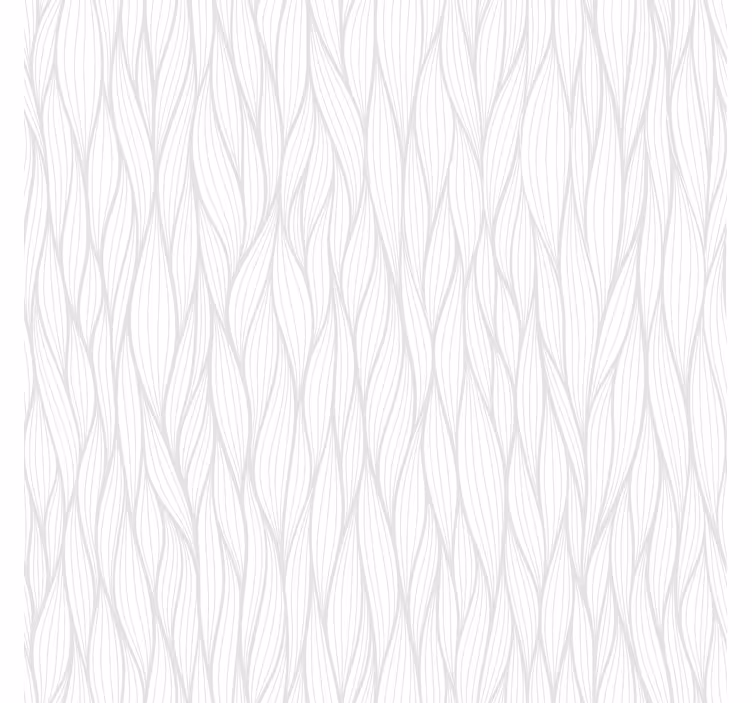 Papier peint blanc lignes ondulées - TenStickers