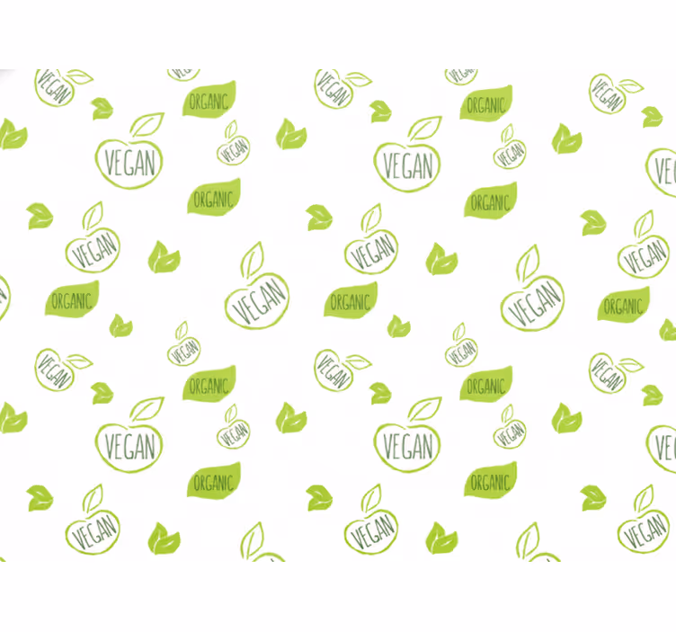 Papier peint blanc 100% végan - TenStickers