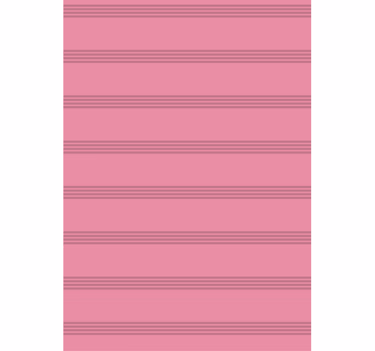 Papier peint rose à rayures rose foncé - TenStickers