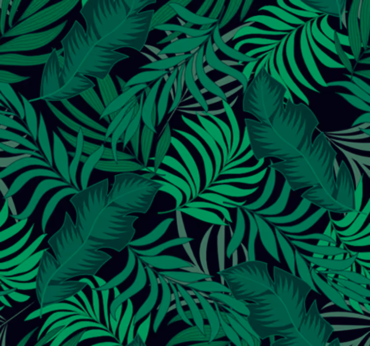 Clés de papier peint forêt dans la jungle - TenStickers