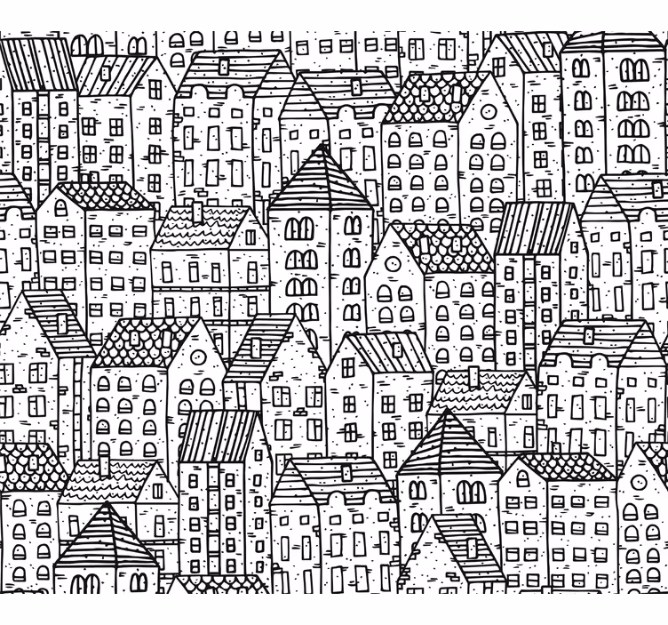 Maisons de jeu en papier peint texturé - TenStickers