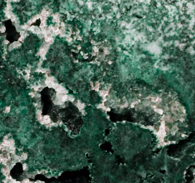 Papier peint effet marbre Texture de marbre vert - TenStickers