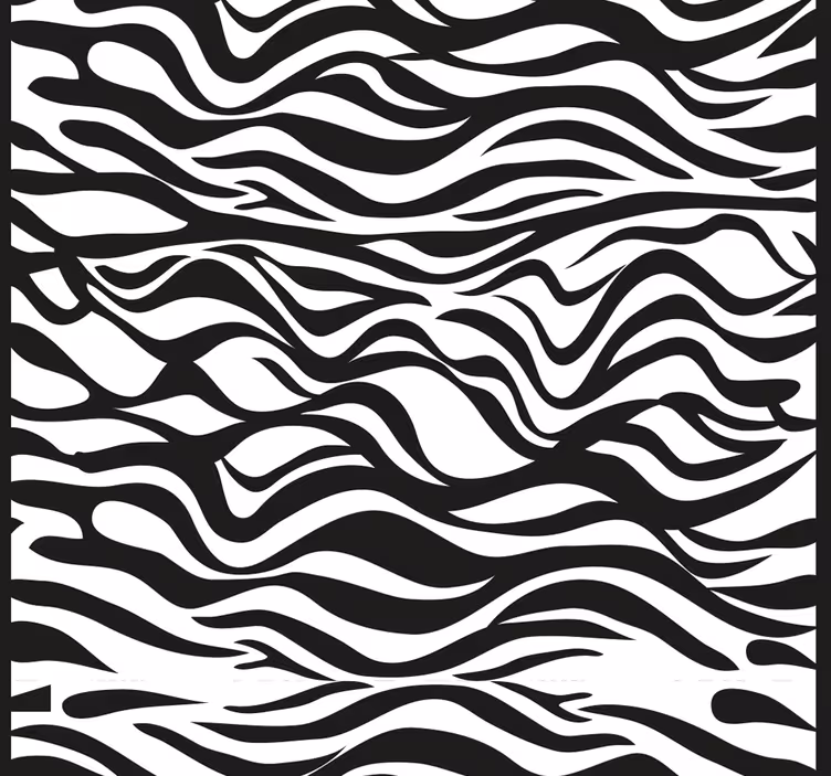 Le motif à rayures de zèbre - TenStickers