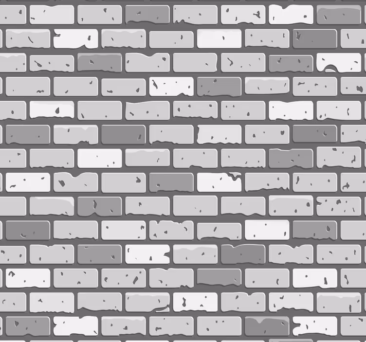Papier peint brique Briques de béton - TenStickers