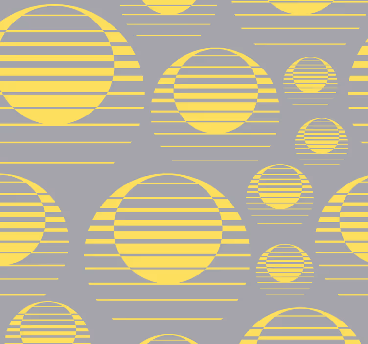 Papier peint géometrique motif de points géométriques - TenStickers