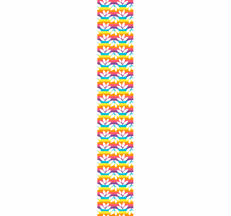 Papier peint chambre adulte motif carrelage tropical - TenStickers