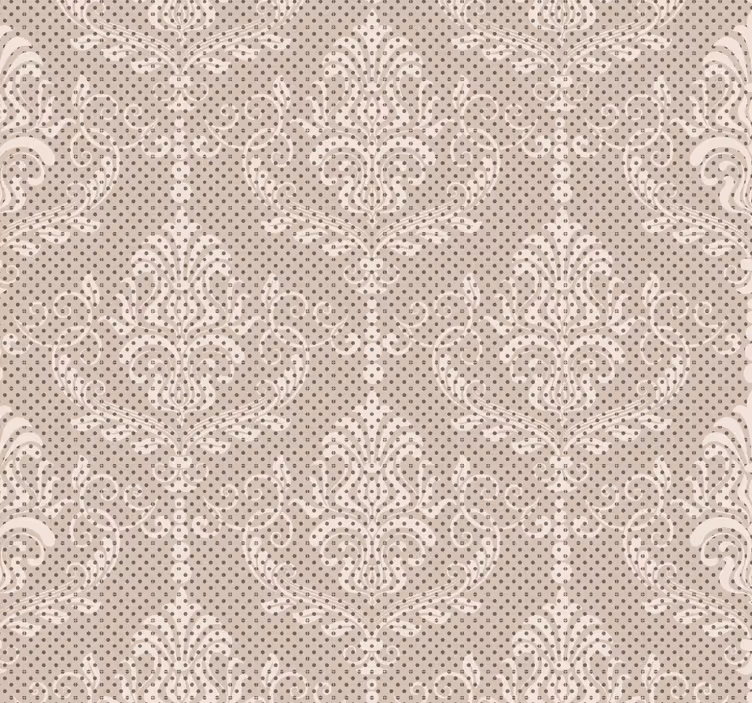Papier peint fleuri Sable fantaisie - TenStickers