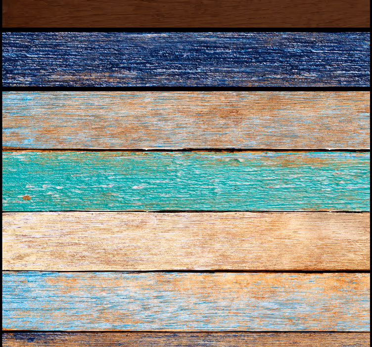 Papier peint bois conception de planches rustiques - TenStickers