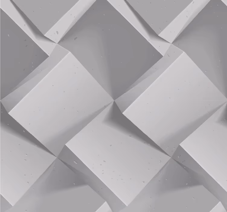 Papier peint géometrique illusion géométrique - TenStickers