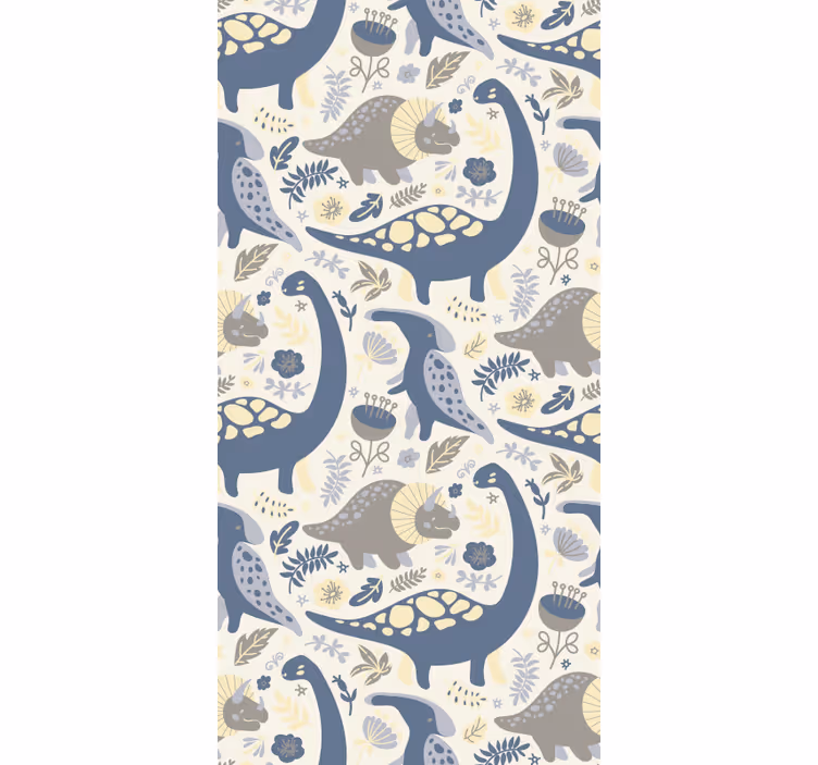 Papier peint dinosaures motif de dinosaure - TenStickers