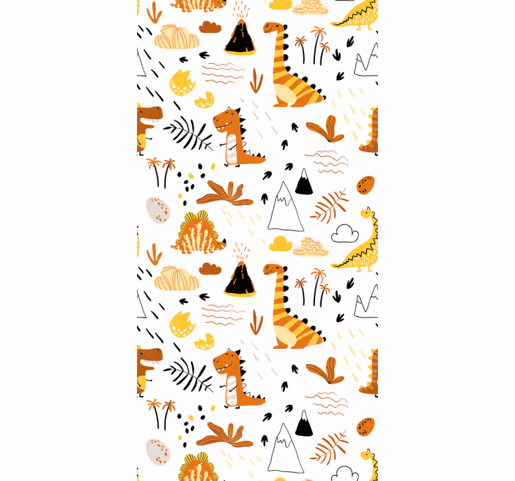 Papier peint dinosaures safari-aventure - TenStickers