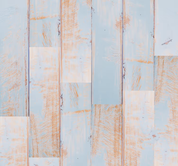 Papier peint bois Bleu Ciel - TenStickers