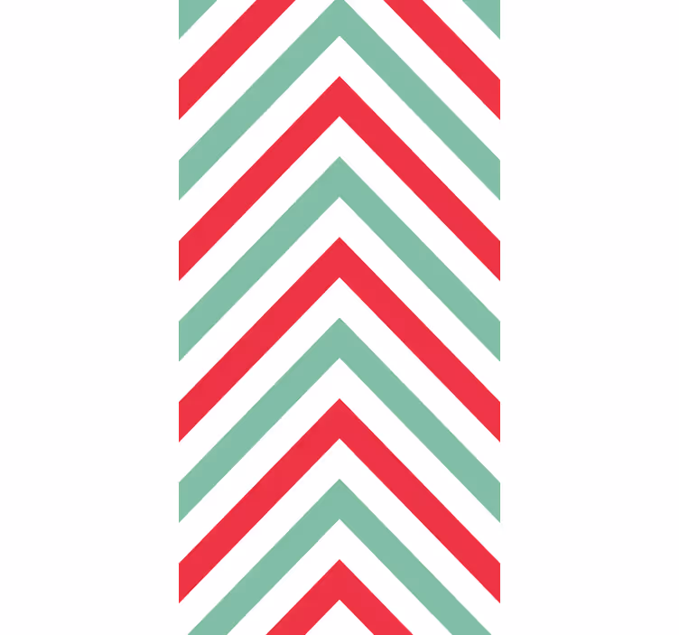 Papier peint géometrique motif chevron en zigzag - TenStickers