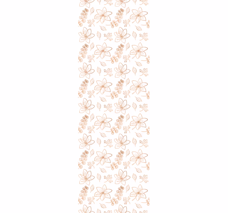 Papier peint floral accent floral - TenStickers