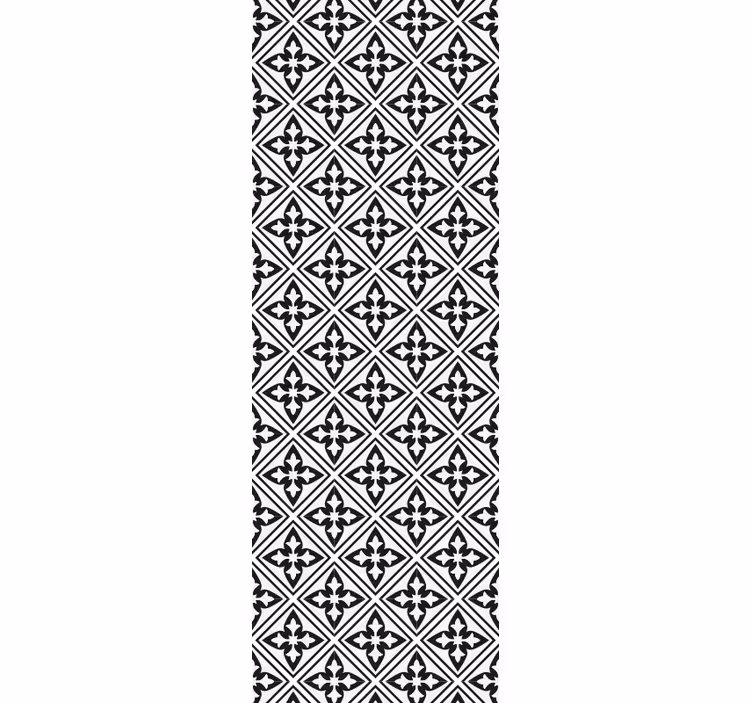 Papier peint carrelage motif de tuile géométrique - TenStickers