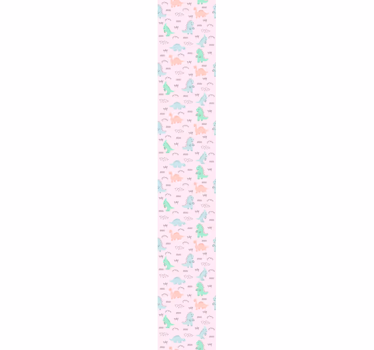 Papier peint dinosaures motifs de dinosaures ludiques - TenStickers