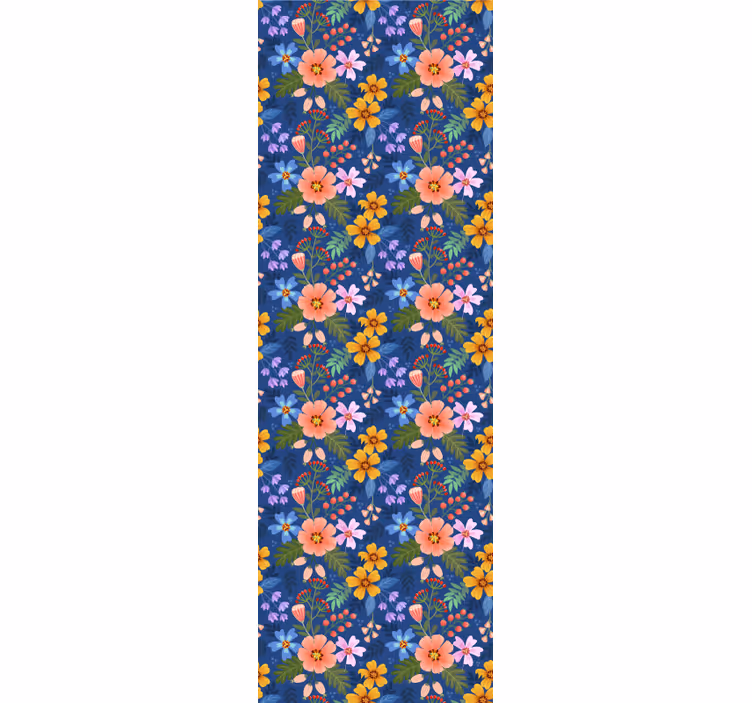 Papier peint floral modèle de bouquet floral - TenStickers