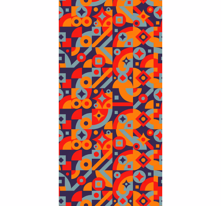 Papier peint design Design coloré - TenStickers