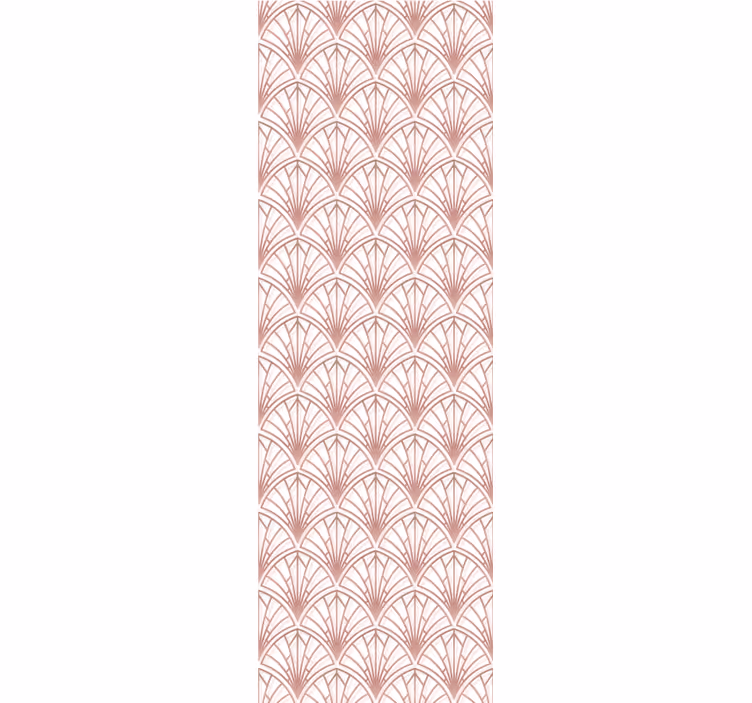 Papier peint moderne éventails art déco élégants - TenStickers