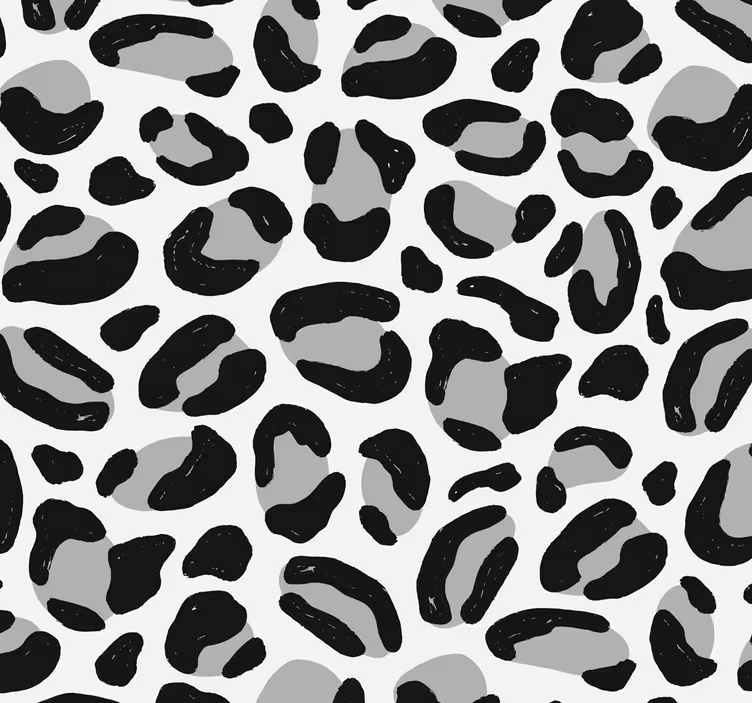 Papier peint zèbre motif tacheté - TenStickers