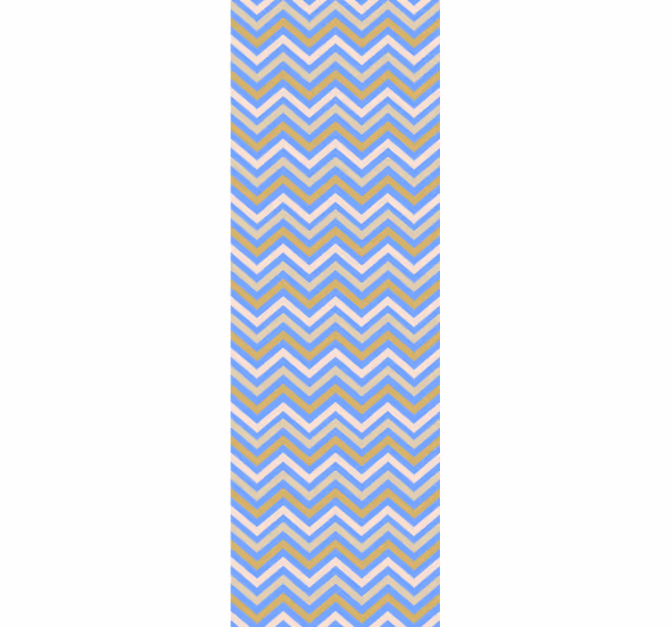 Papier peint géometrique motifs à chevrons - TenStickers