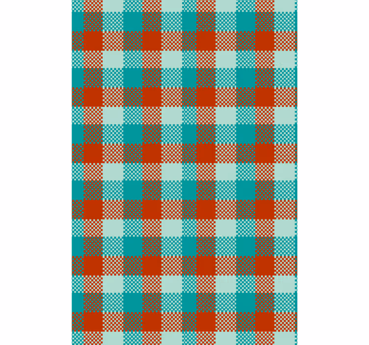Papier peint texture Tissu multicolore - TenStickers